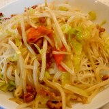 野菜炒めで★そうめんチャンプルー★